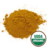 Turmeric Organic Powder (Curcuma longa) 
 It is often used as part of food seasonings for spicy curries and pungent mustards. Like other strong organic spices, turmeric is typically used in a ground form for culinary purposes.