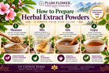 How to prepare herbal extracts with step by step instructions