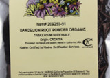 Dandelion Root Powder - Certified Organic - 1 lb. - Starwest