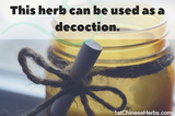 Make a decoction to extract the herbs health benefits.