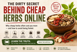 The Dirty Secret Behind Cheap Herbs Online