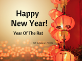 It's The Year Of The Rat!  Happy New Year!