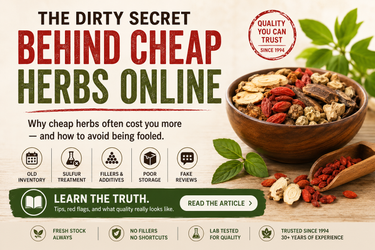 The Dirty Secret Behind Cheap Herbs Online
