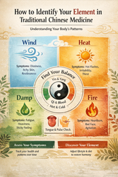 TCM Patterns Self Check Cold Heat Damp Dry Deficiency Excess 