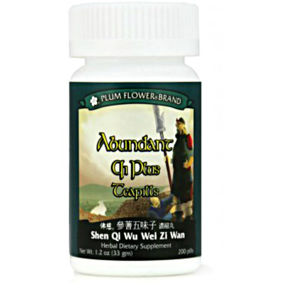 Abundant Qi Plus Teapills (Shen Qi Wu Wei Zi Wan) Plum Flower  200 ct