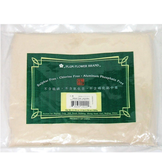 Chinese Yam Root / Dioscorea (Shan Yao) - Powder Form 1 lb - Plum Flower Brand