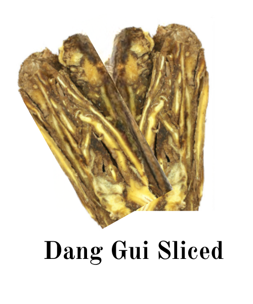 Angelica Root Processed (Dang Gui Pian) - Cut and Sifted 1 lb. - Plum Flower Brand