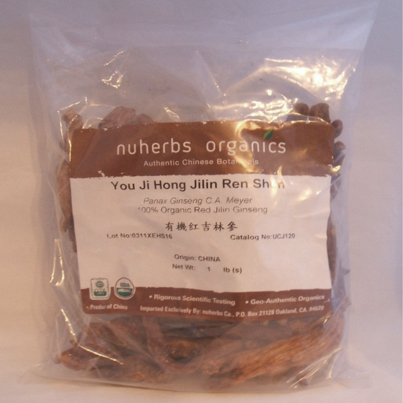 Red Jilin Ginseng (You Ji Hong Ren Shen) - Organic Whole Form 8 Ounces - Nuherbs Brand (UCJ120)
Ginseng root has a long history of use in traditional herbal medicine, particularly in East Asian cultures, where it is highly regarded for its adaptogenic properties. It is often consumed in various forms, including dried roots, extracts, powders, capsules, or used to prepare herbal teas. Red Jilin Ginseng (You Ji Hong Ren Shen) - Organic Whole Form 8 Ounces - Nuherbs Brand (UCJ120)
Ginseng root has a long history of use in traditional herbal medicine, particularly in East Asian cultures, where it is highly regarded for its adaptogenic properties. It is often consumed in various forms, including dried roots, extracts, powders, capsules, or used to prepare herbal teas.