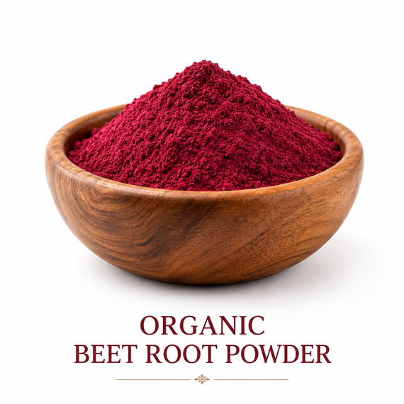 Organic Beet Root Powder is made from dried and finely ground beet roots, Beta vulgaris. It gives you a convenient way to keep beet root available in your pantry for smoothies, lattes, soups, sauces, baked goods, and natural food coloring.