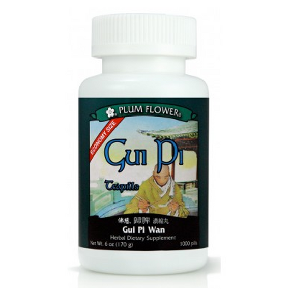 Return the Spleen Formula (Gui Pi Wan) - Economy 1,000 Pills/Bottle - Plum Flower Brand