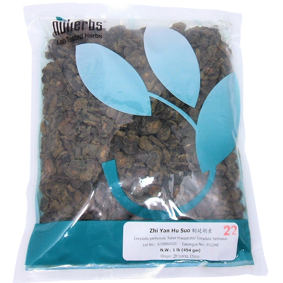 Corydalis Root - Prepared (Zhi Yan Hu Suo) Nuherbs Lab Tested, Cut Form 1 lb
High-quality Yan Hu Suo (Corydalis yanhusuo) prepared corydalis root i