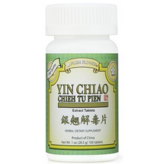 Yin Chiao Chieh Tu Pien - Extract 100 Tablets/Bottle - Plum Flower Brand