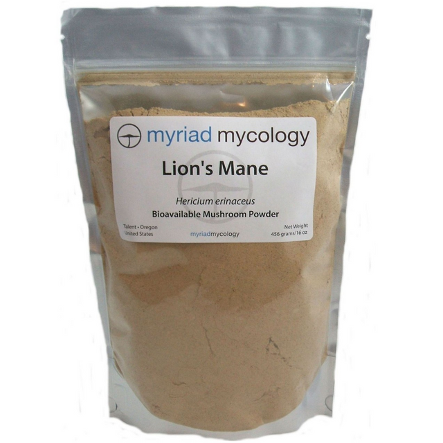 Lion's Mane (Hou Tou Gu) Myriad Mycology Mushroom Powder 1 lb