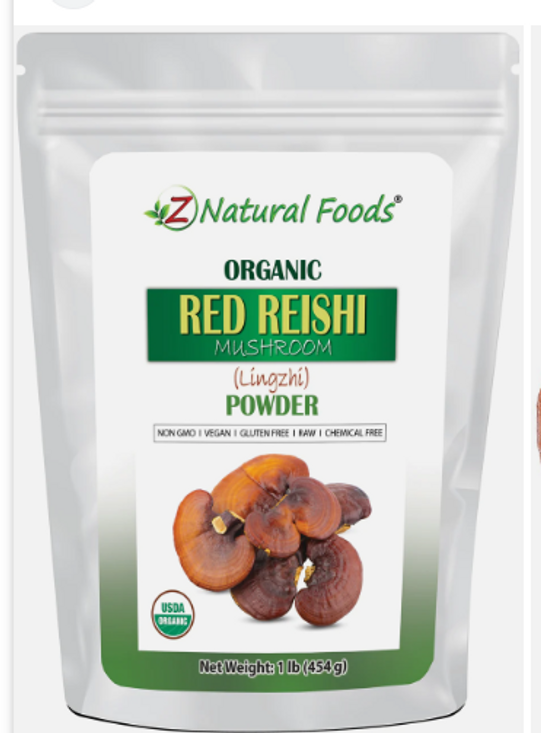 Red Reishi Mushroom also known as Ling Zhi. The powder has a mild, earthy flavor and is often combined with other herbs and spices to enhance flavor. It is traditionally used in Chinese and Japanese medicine for its potential health benefits, including supporting healthy sleep habits, neurological and mental well-being, and a healthy immune system response. The powder can be taken twice daily with food, and other preparations include decoction and tincture.
