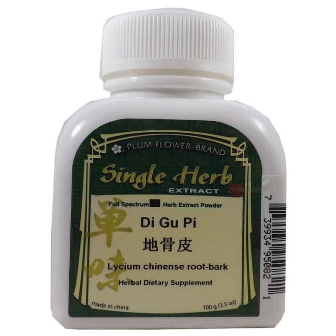 Lycium Bark  Wolfberry Root Bark, Di Gu Pi, Plum Flower Concentrated Powder 100 grams