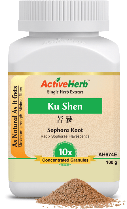 Ku Shen ( Shrubby Sophora Root) 10 x Extract Granules, Activeherb 100 grams