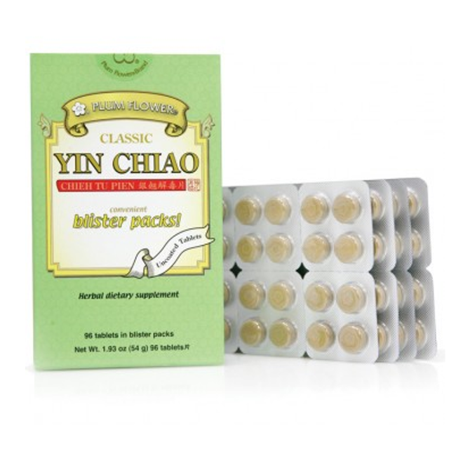 Lonicera and Forsythia Antitoxic Pills (Yin Chiao Chieh Tu Pien) - Plum Flower Brand