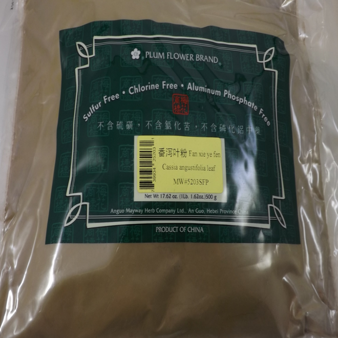 Senna Leaf, Fan Xie Ye,  Plum Flower Powder 1lb