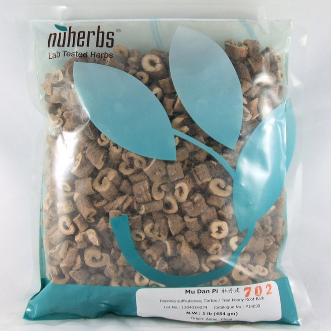 Tree Peony root bark (Mu Dan Pi) - Lab Tested Cut Form 1 lb
