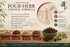 Red Vessel Huo Luo Xiao Ling Wan educational graphic featuring the four traditional Chinese herbs Dang Gui, Dan Shen, vinegar-fried Ru Xiang, and vinegar-fried Mo Yao. The illustration explains the formula’s traditional TCM actions of invigorating Blood, dispelling Blood Stasis, and supporting the free movement of Qi and Blood through the channels and collaterals.