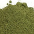 Mint powder in wooden bowl with fresh mint leaves for herbal tea, smoothies, cooling wellness drinks, and natural herbal preparation