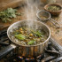 Making a decoction from the bundles