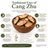 An infographic of the traditional benefits of Cang Zhu