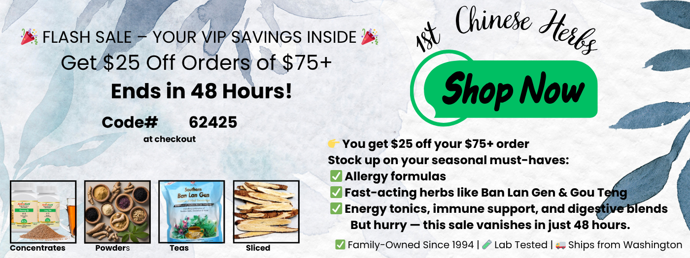save $25 off  your order of $75 or more. Includes, tea, powders, concentrates, sliced root , whole roots, flowers, stems, teapills, accessories. 