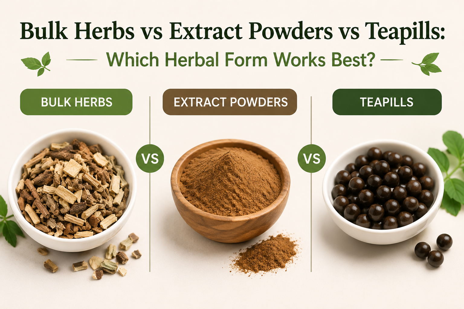what is the best form of herbs to use. it is the one that you will use, and not forget about