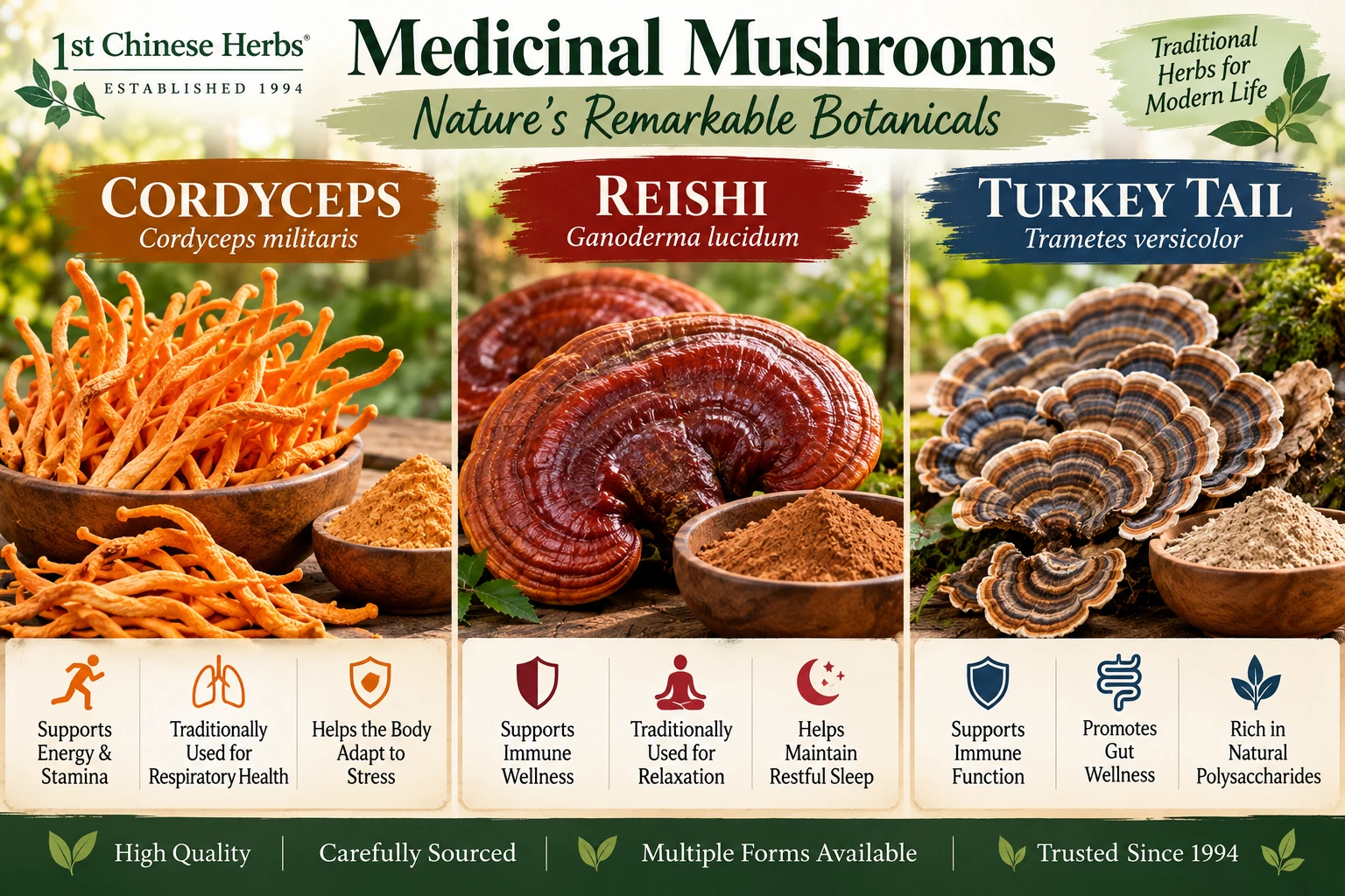 What do mushrooms look like, and what are they used for