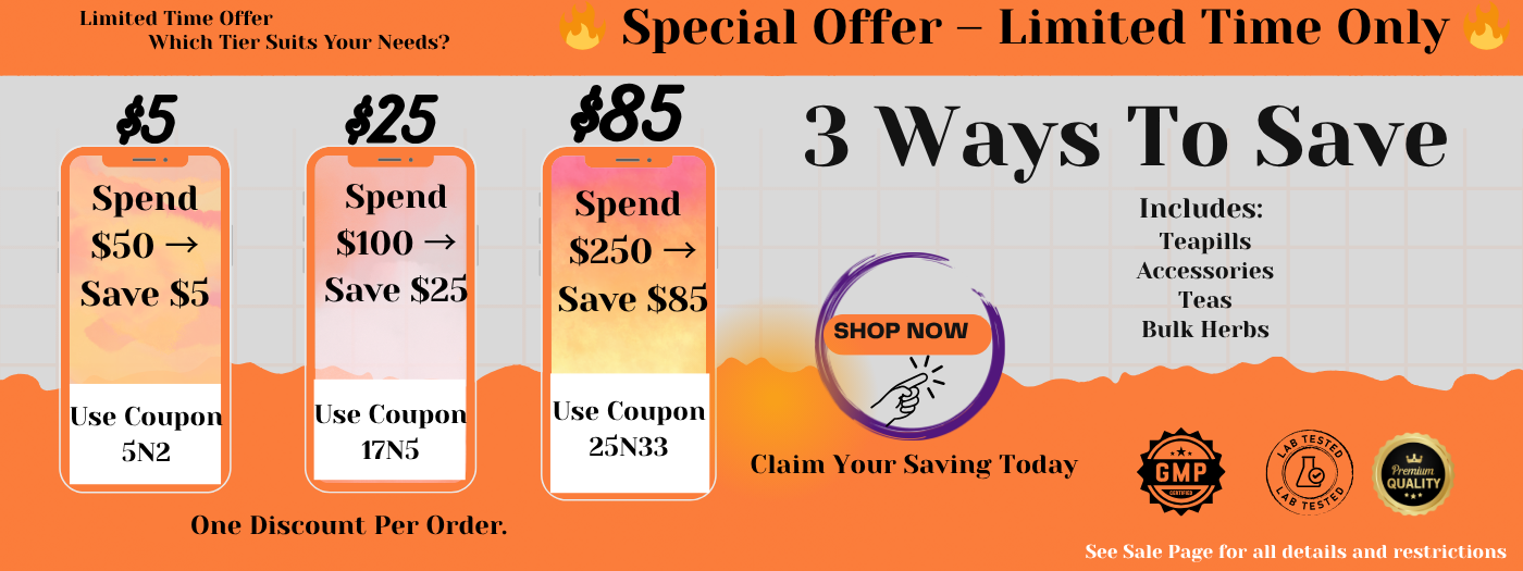 3 Ways to save sale, Save either $5  - $25 - Or $85 on your next order 