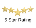5 star rating image,