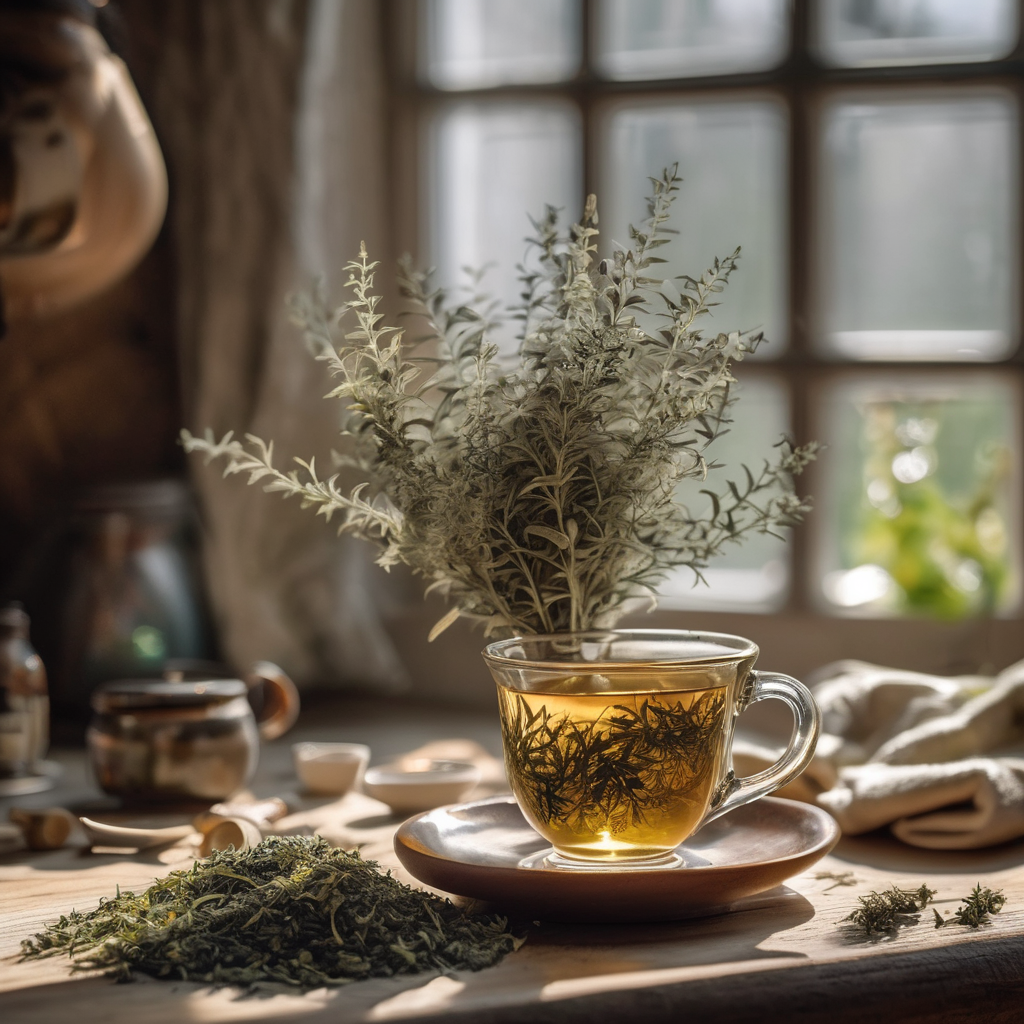 artemisia annua brewing tea