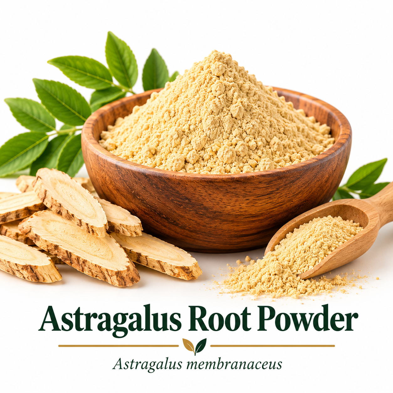 Astragalus Root Powder in bulk form,