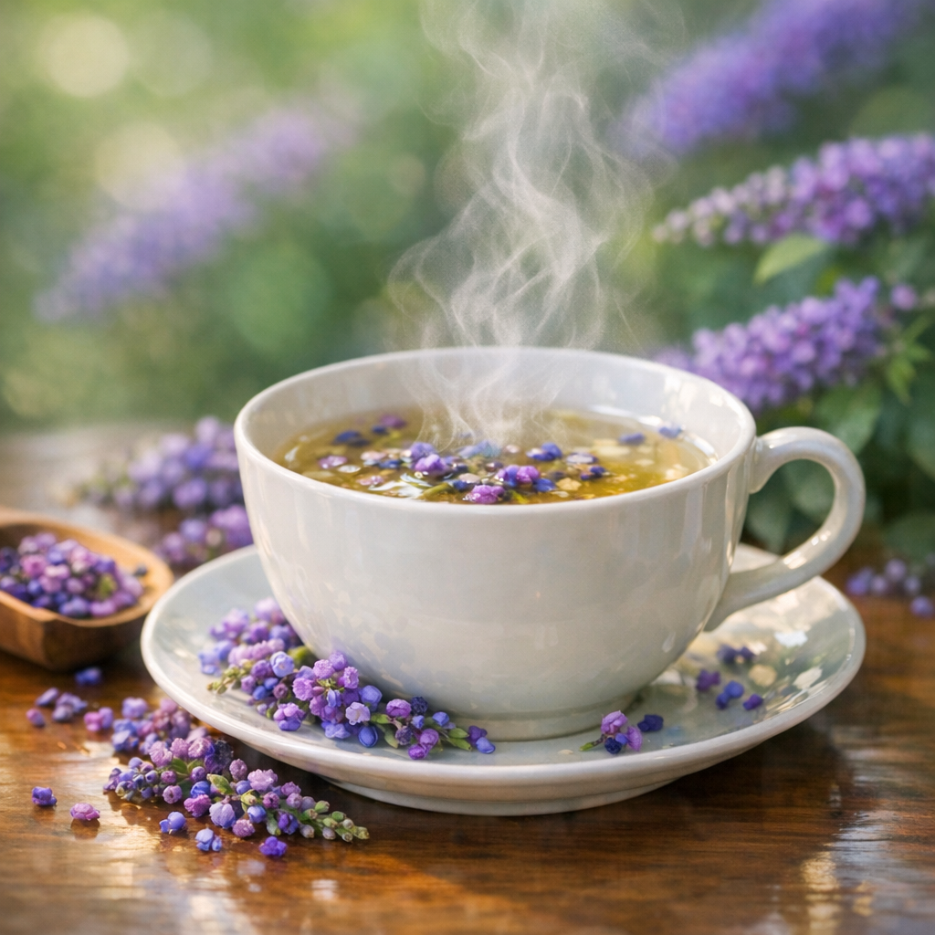 butterfly  mi meng hua herb tea