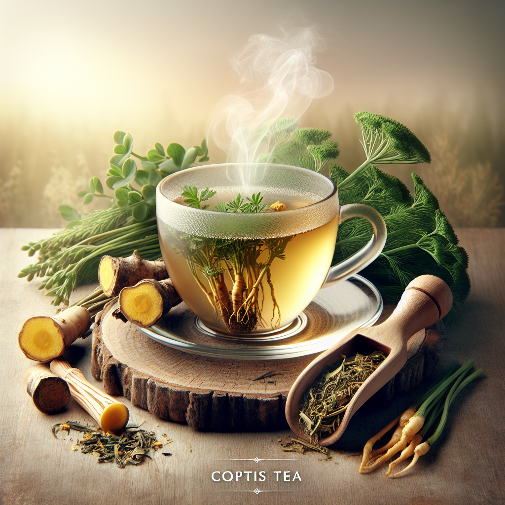 HOW TO MAKE COPTIS ROOT TEA 