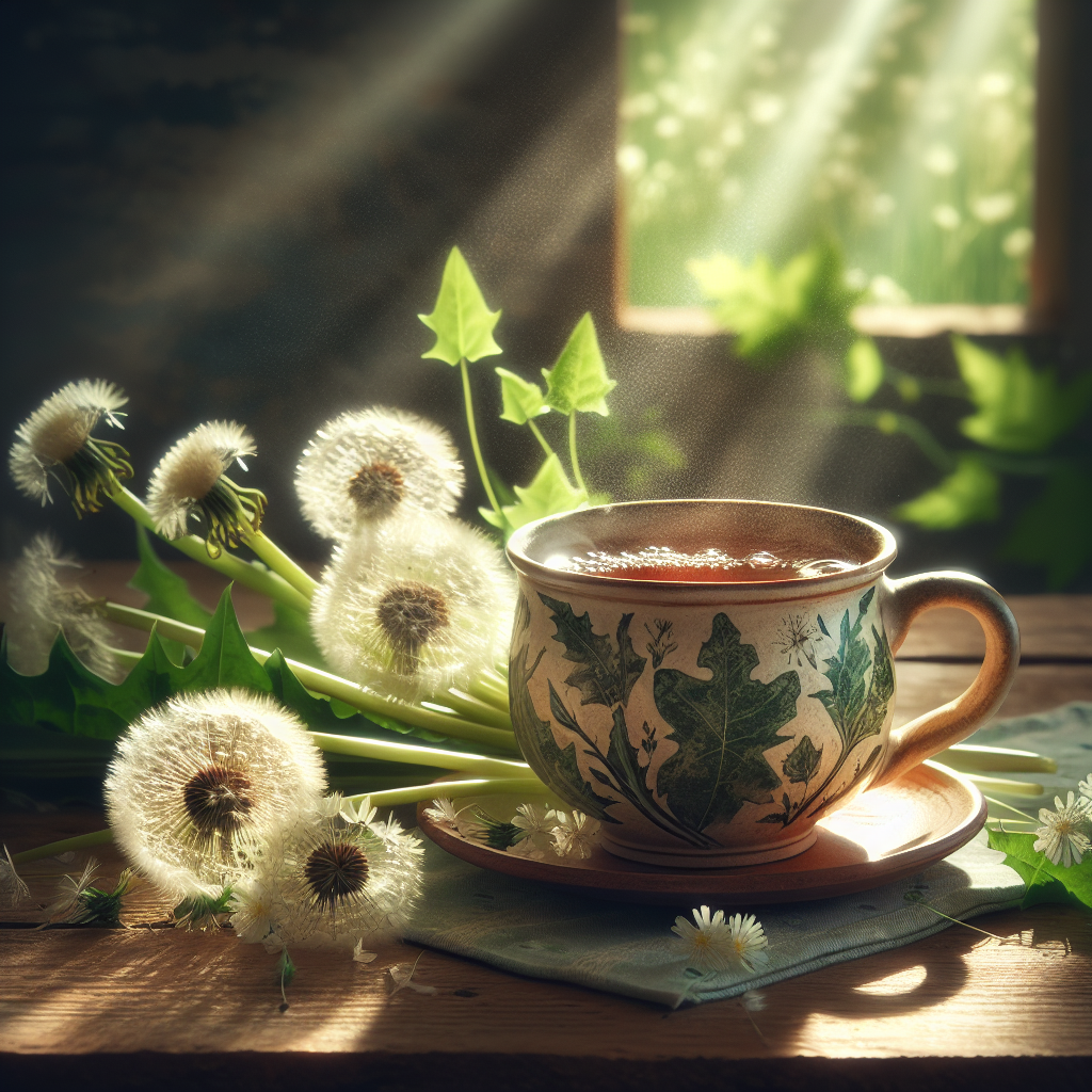 Brewing Dandelion Tea 