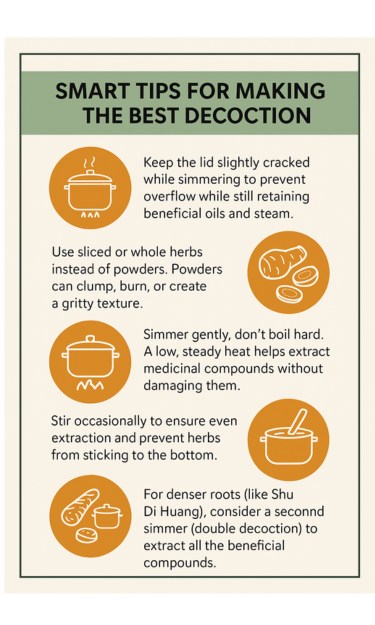 how to make a successful decoction