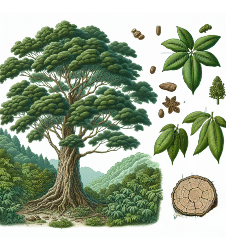 du zhong tree and bark, 