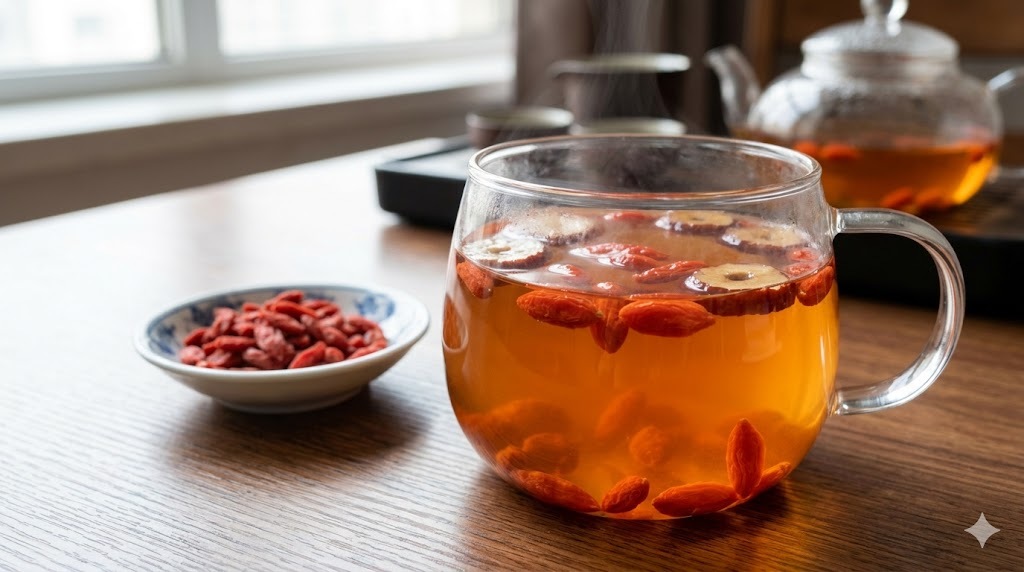 how to make goji berry tea. What are the benefits of goji berry tea