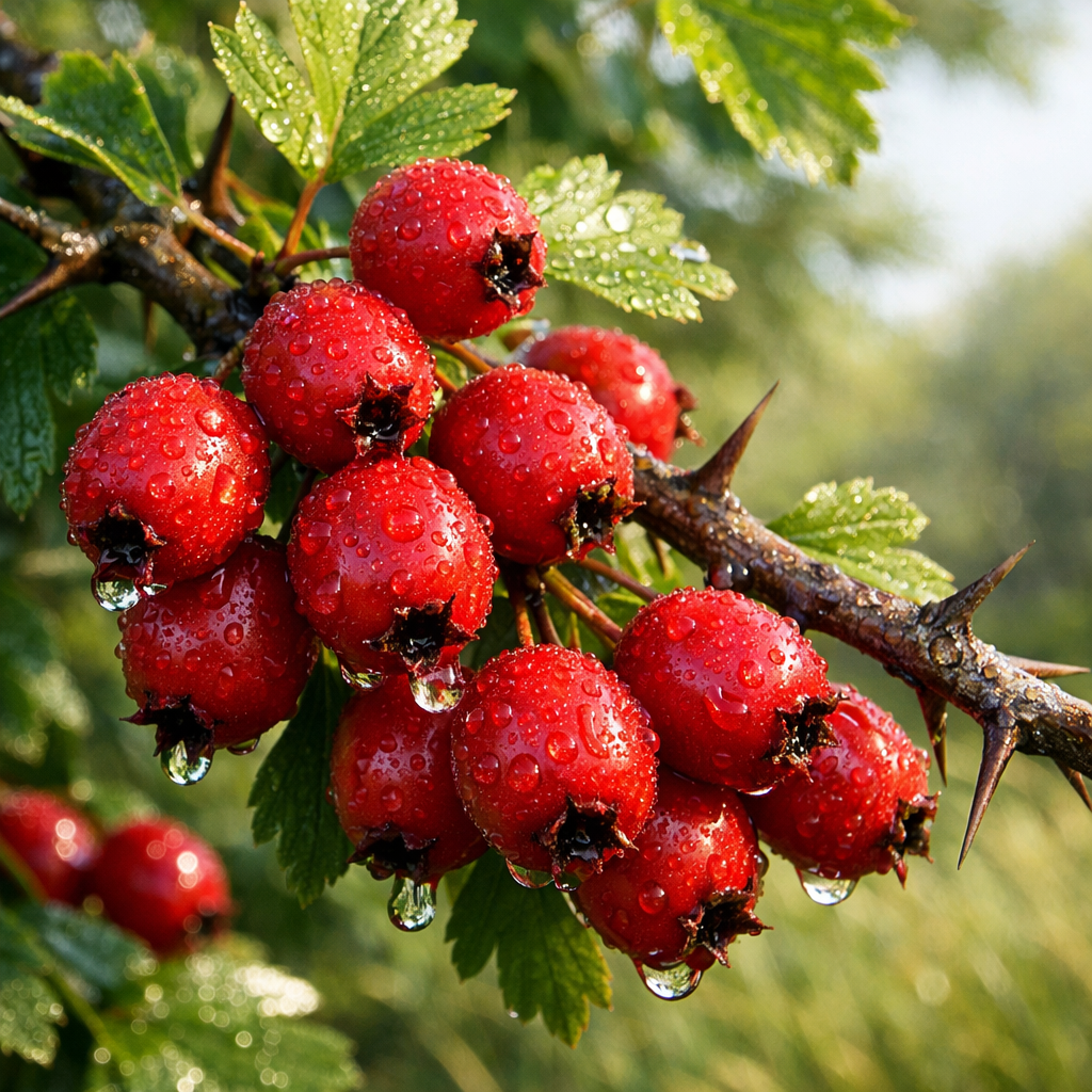 What do hawthorn berries look like
