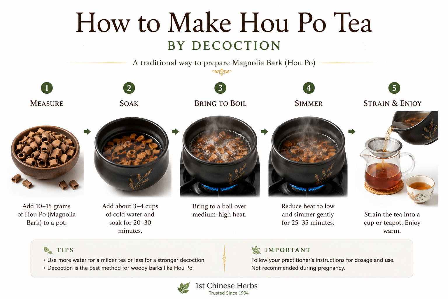How to make a Hou Po Decoction