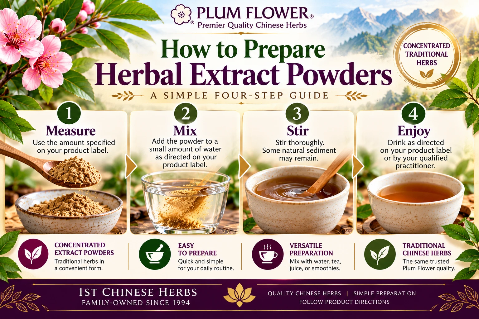 How to prepare an herbal extract