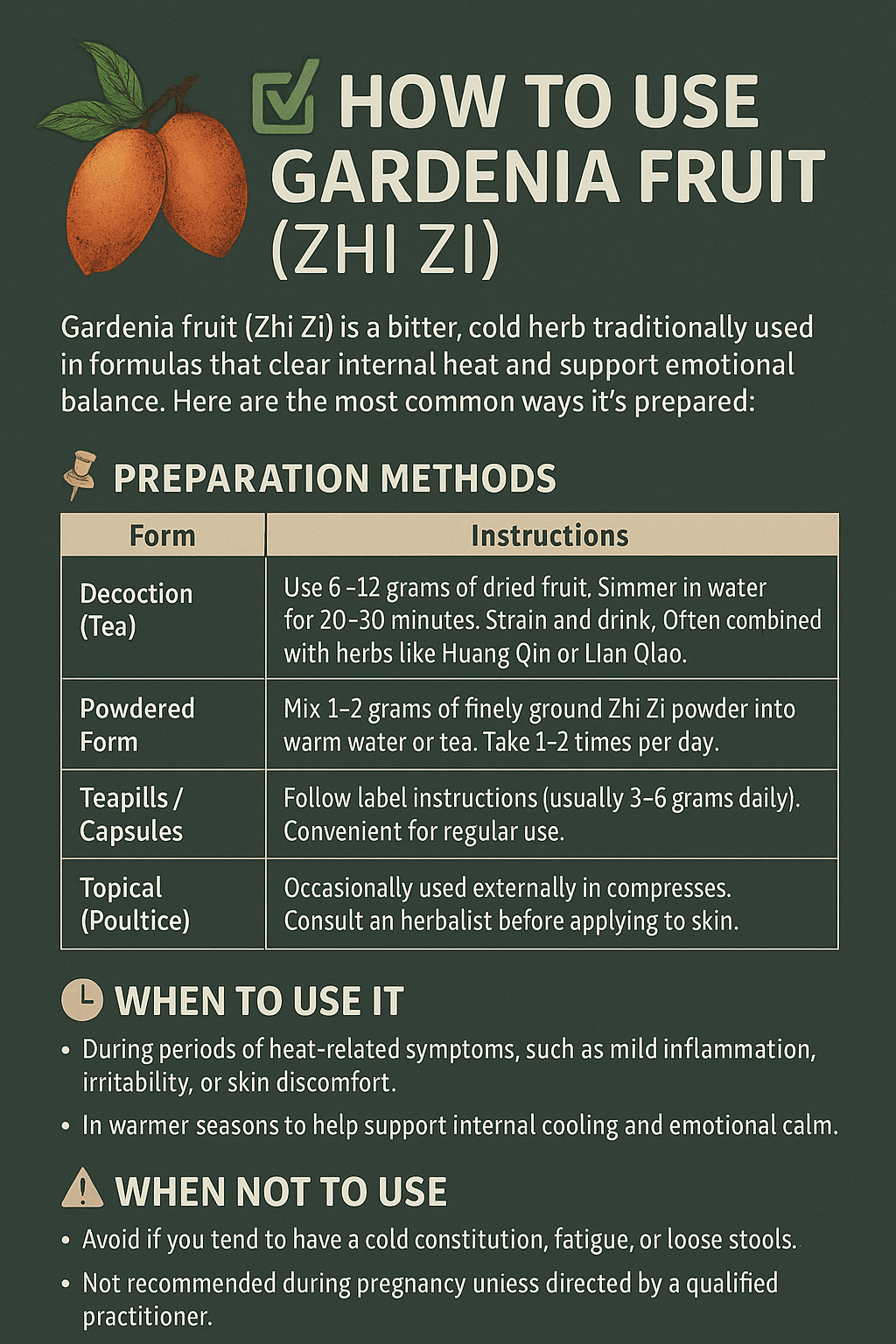 how to use gardenia 