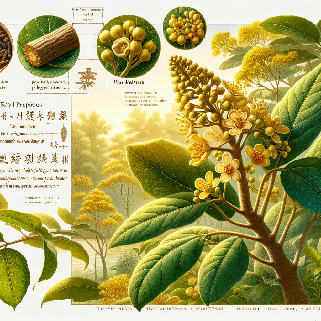 What is huang bai, phellodendron bark used for 