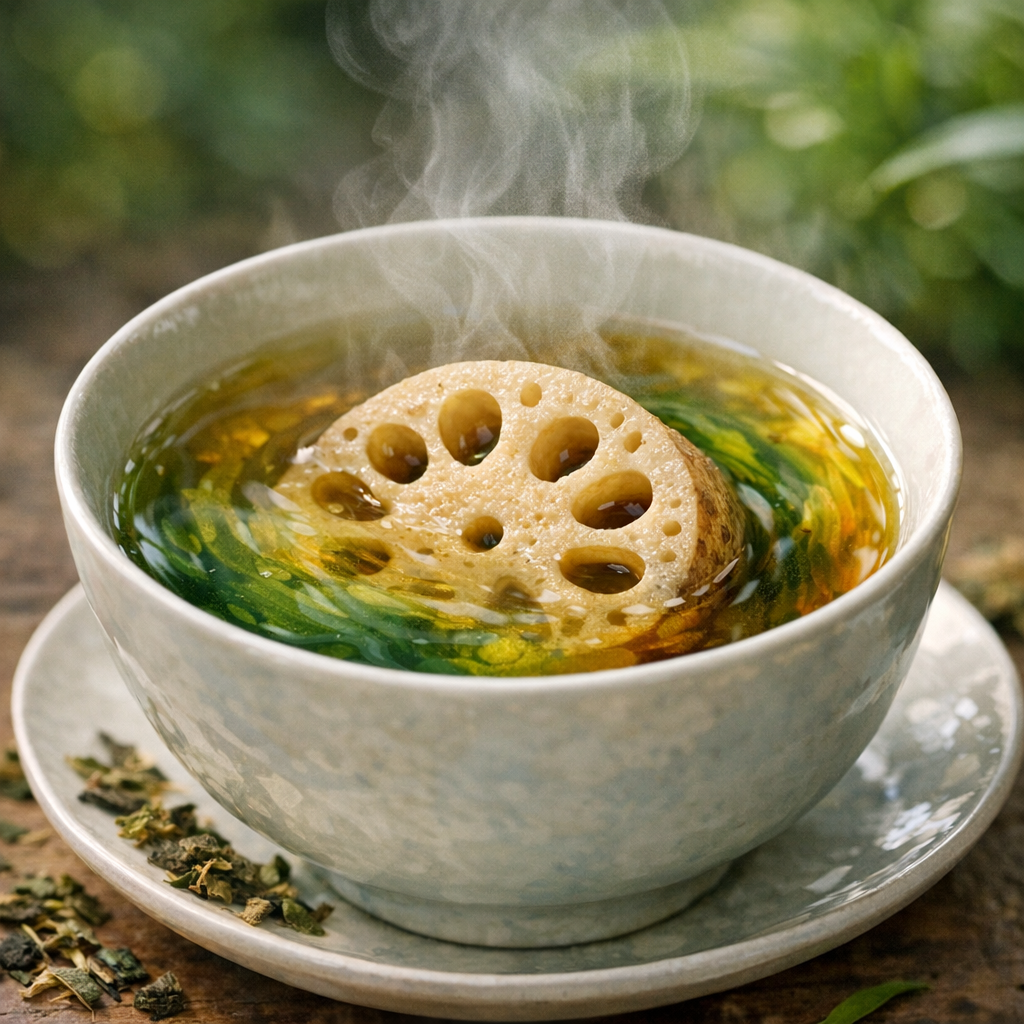 lotus root node tea
