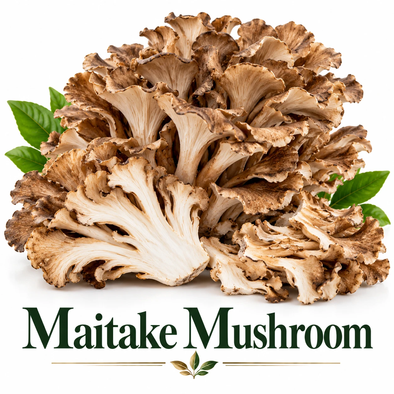 Discover Maitake (Grifola frondosa), also known as Hen of the Woods, a traditional edible and functional mushroom recognized for its beautiful clusters of overlapping, fan-shaped caps.