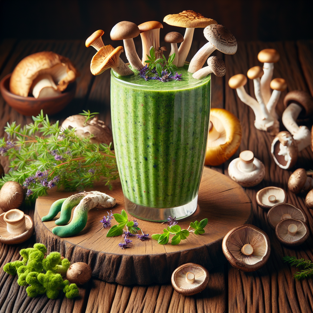 Great Tasting 7 Blend Mushroom Smoothie