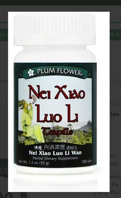 Nie xiao luo li teapills plum flower brand 