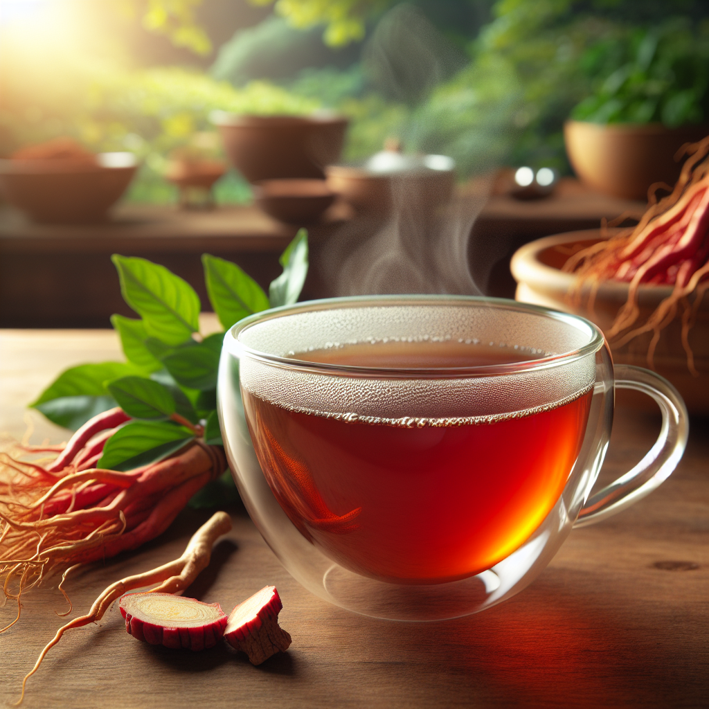 Brewing Red Ginseng Tea 